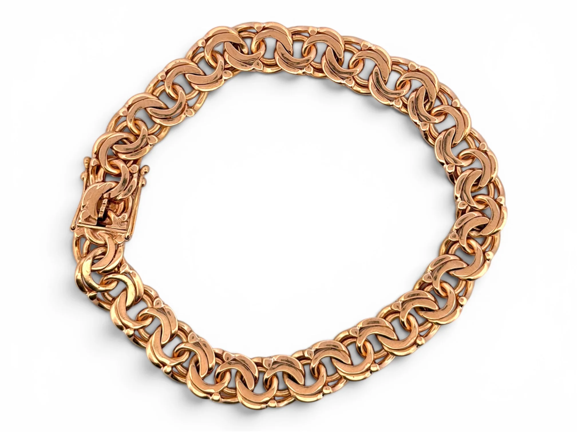 18k Bismarck armband 24.8g