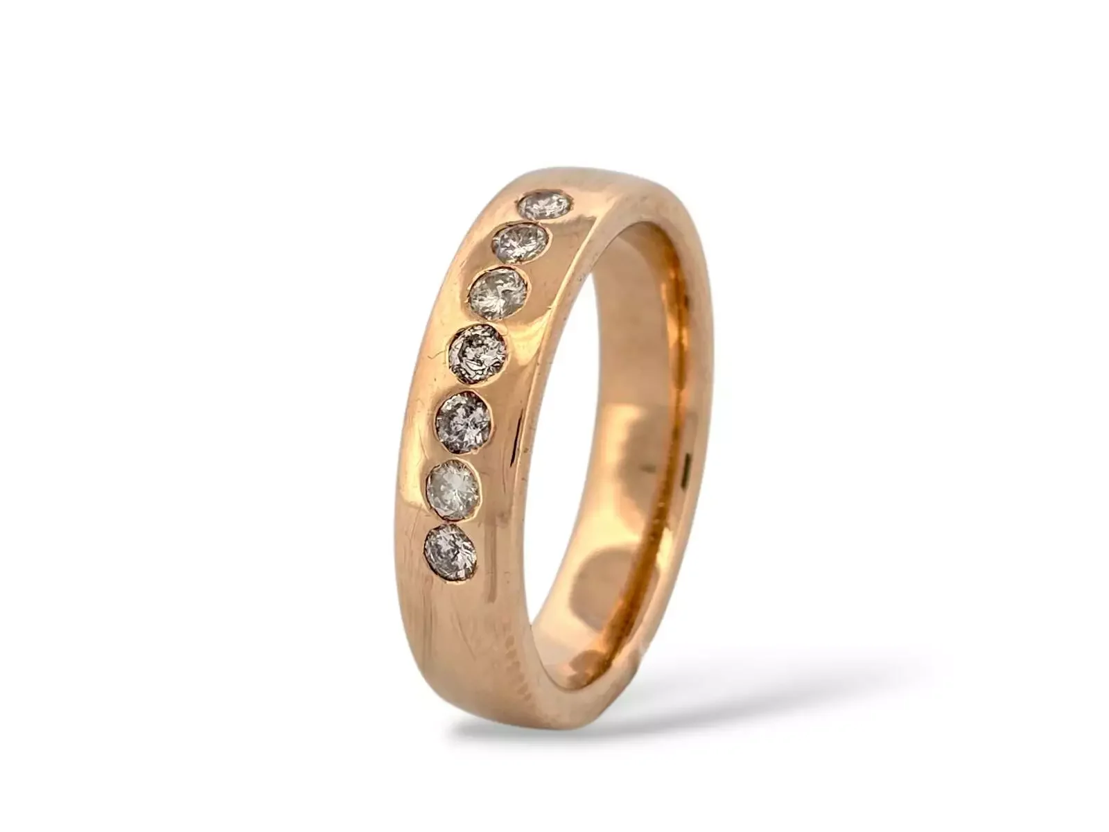 18k Diamant ring 8,9 gram 0,35ct