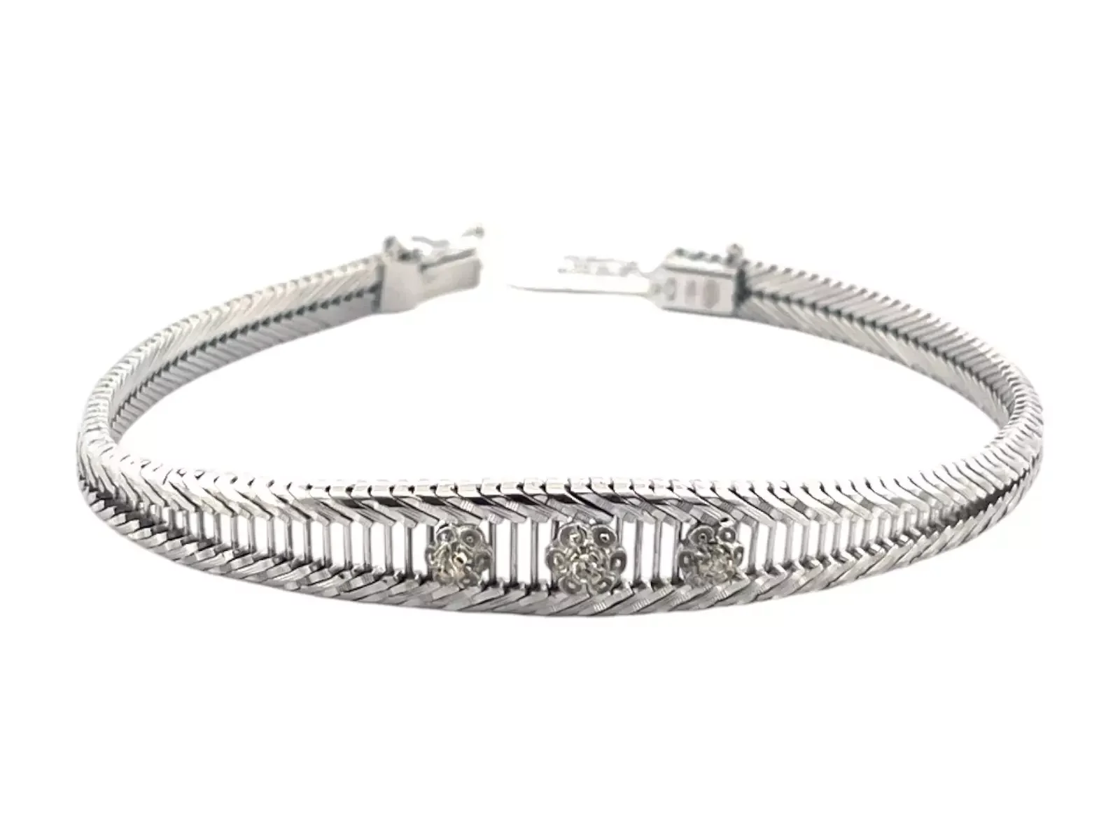 18k Diamantarmband 26.0g