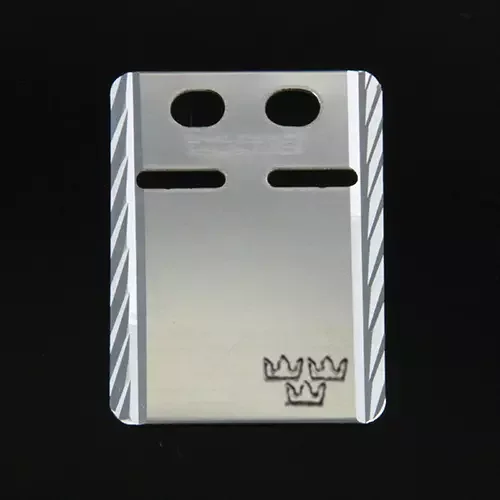 ID-Bricka 17*23 fac 18k silver