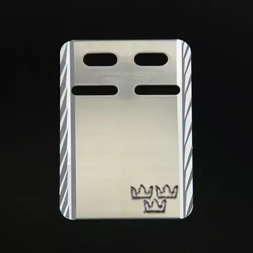 ID-Bricka 19*27 fac Silver