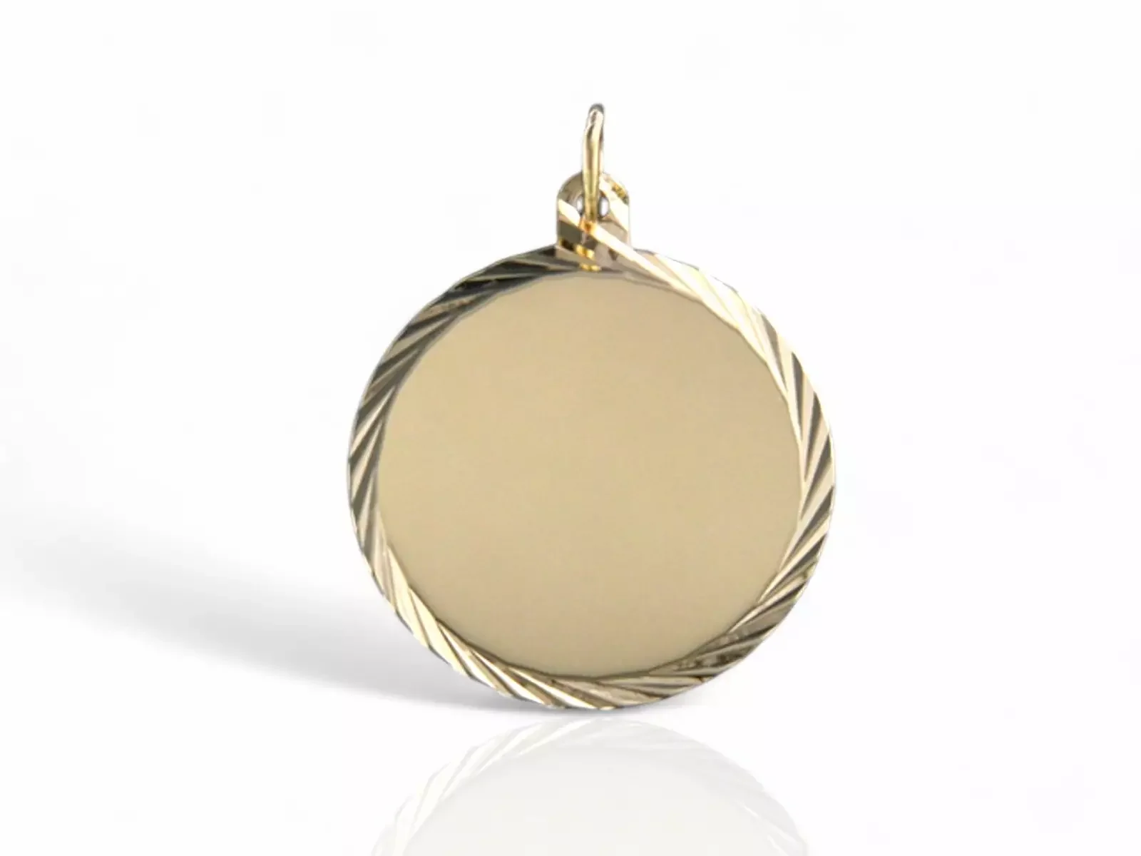 Rondell facetterad 18k