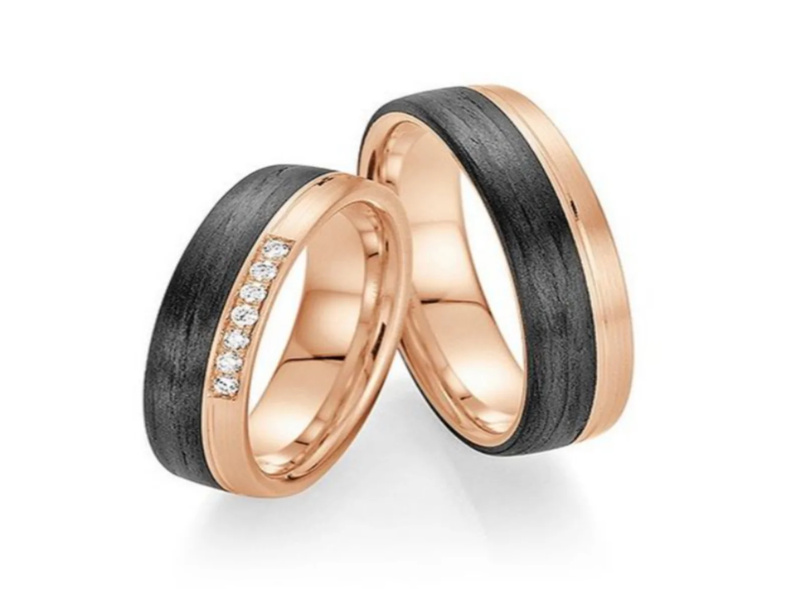 Vigselring MAGIC MOMENTS Carbone