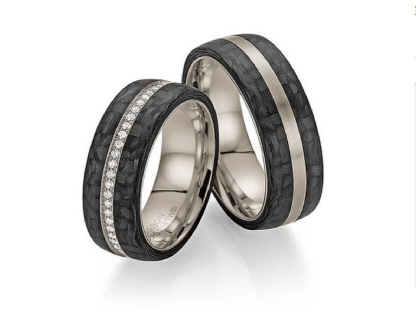 Vigselring DAYDREAMS Carbone