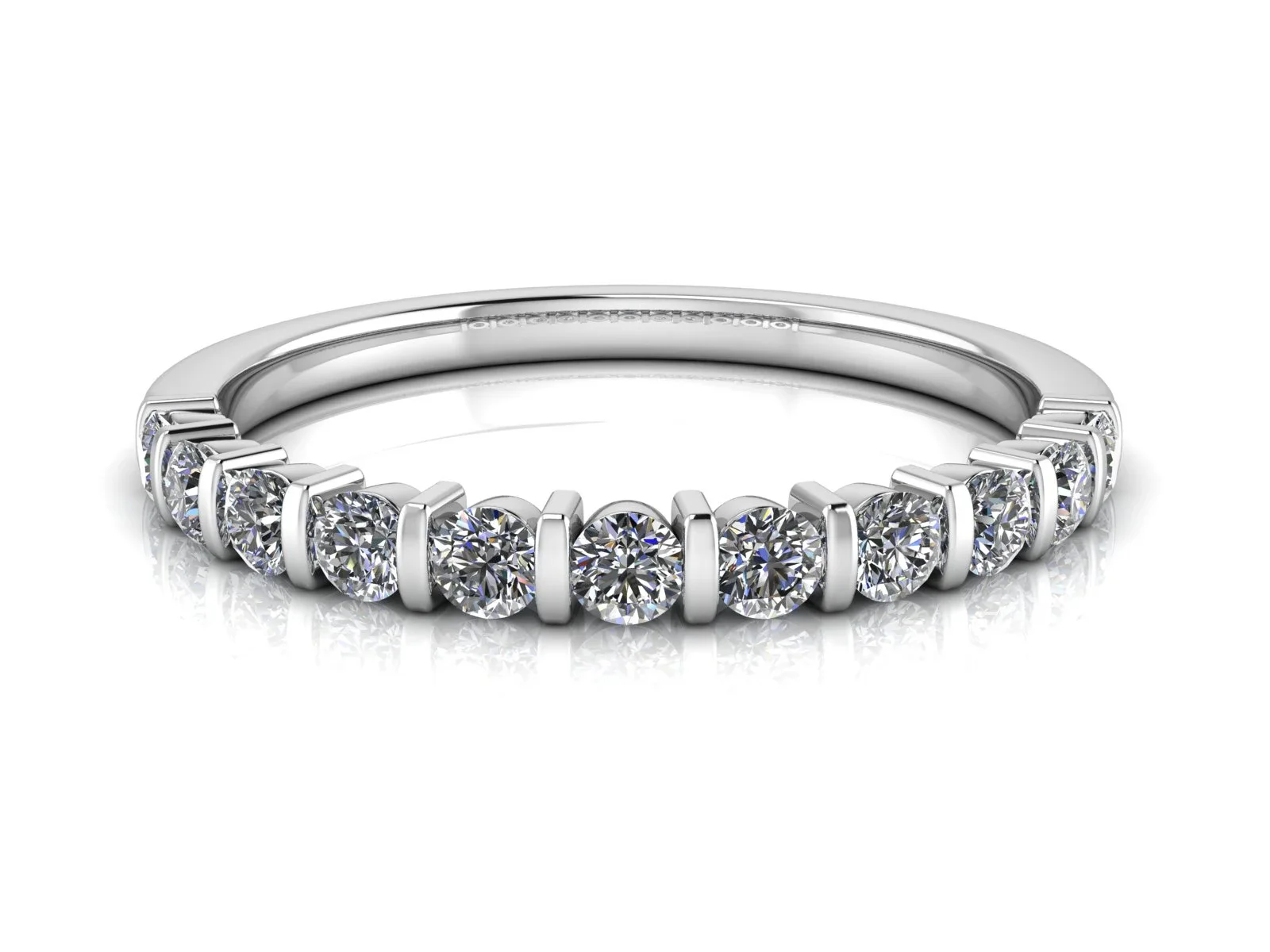 Alliansring Bandet 0,33ct 18k