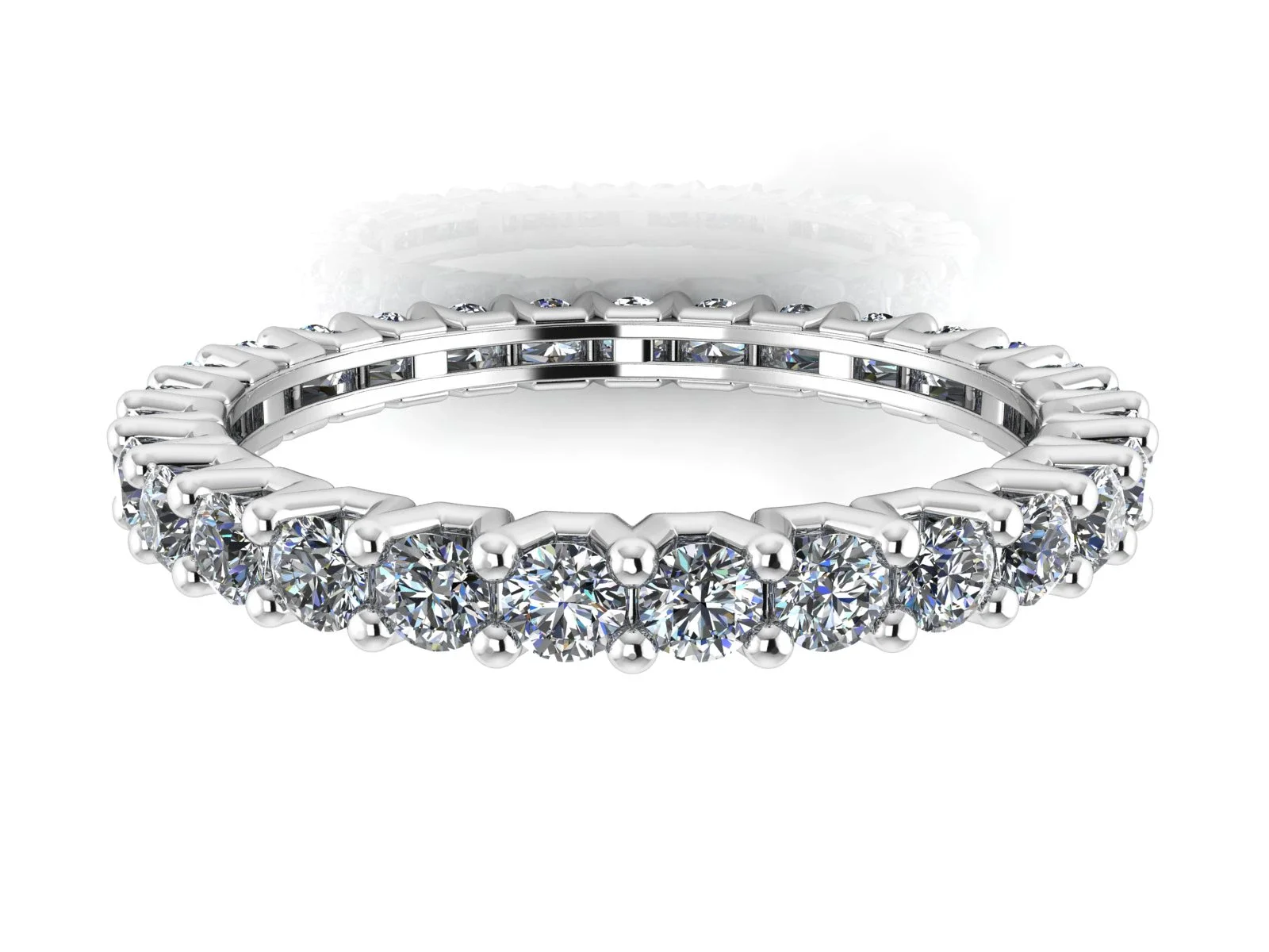 Diamantring allians Evig Elegans 0,03 18k