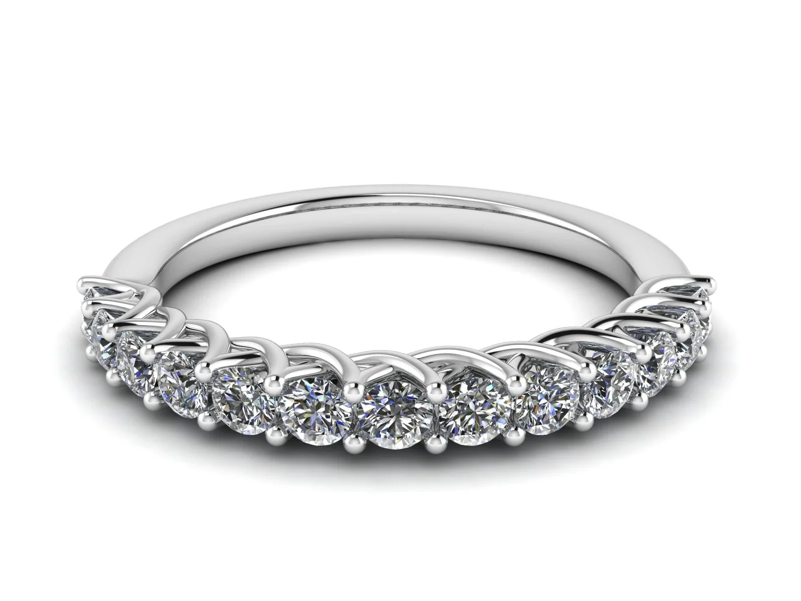 Diamantring allians Galaktika Halv allians 0,03 18k