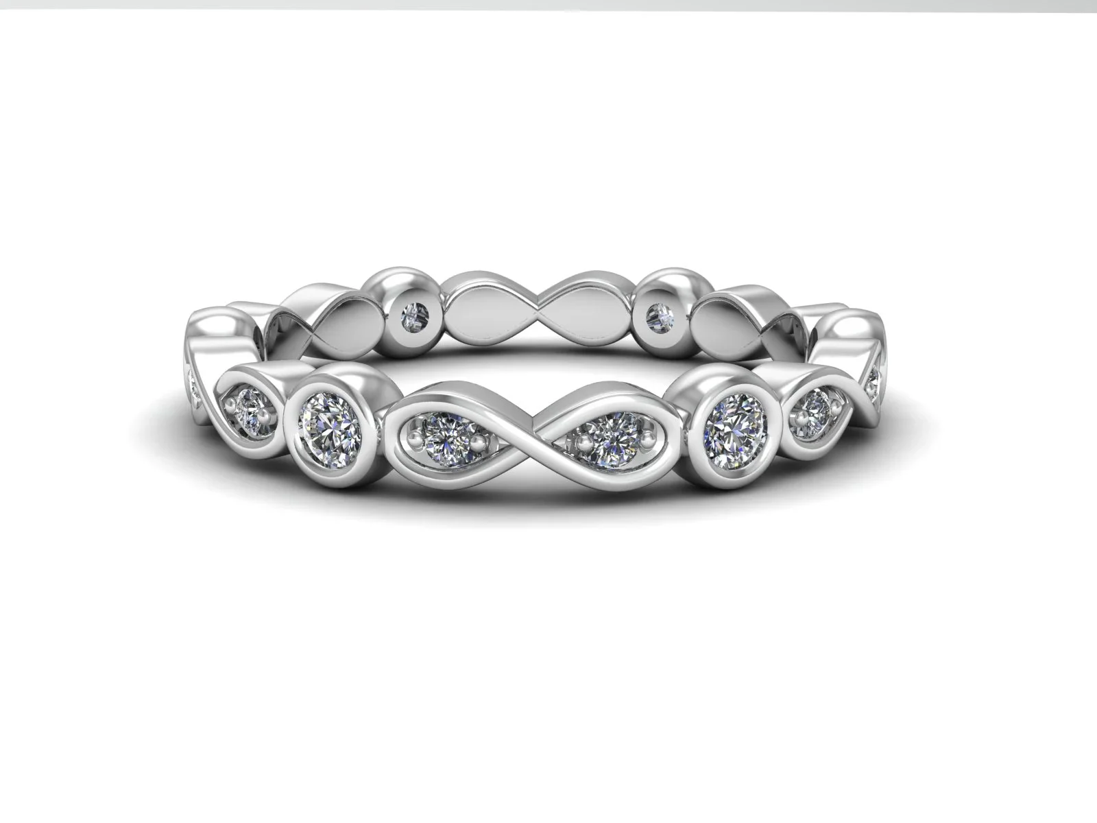 Diamantring allians Kos  18k