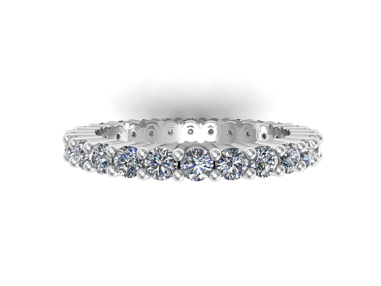 Diamantring allians Eternity5 18k